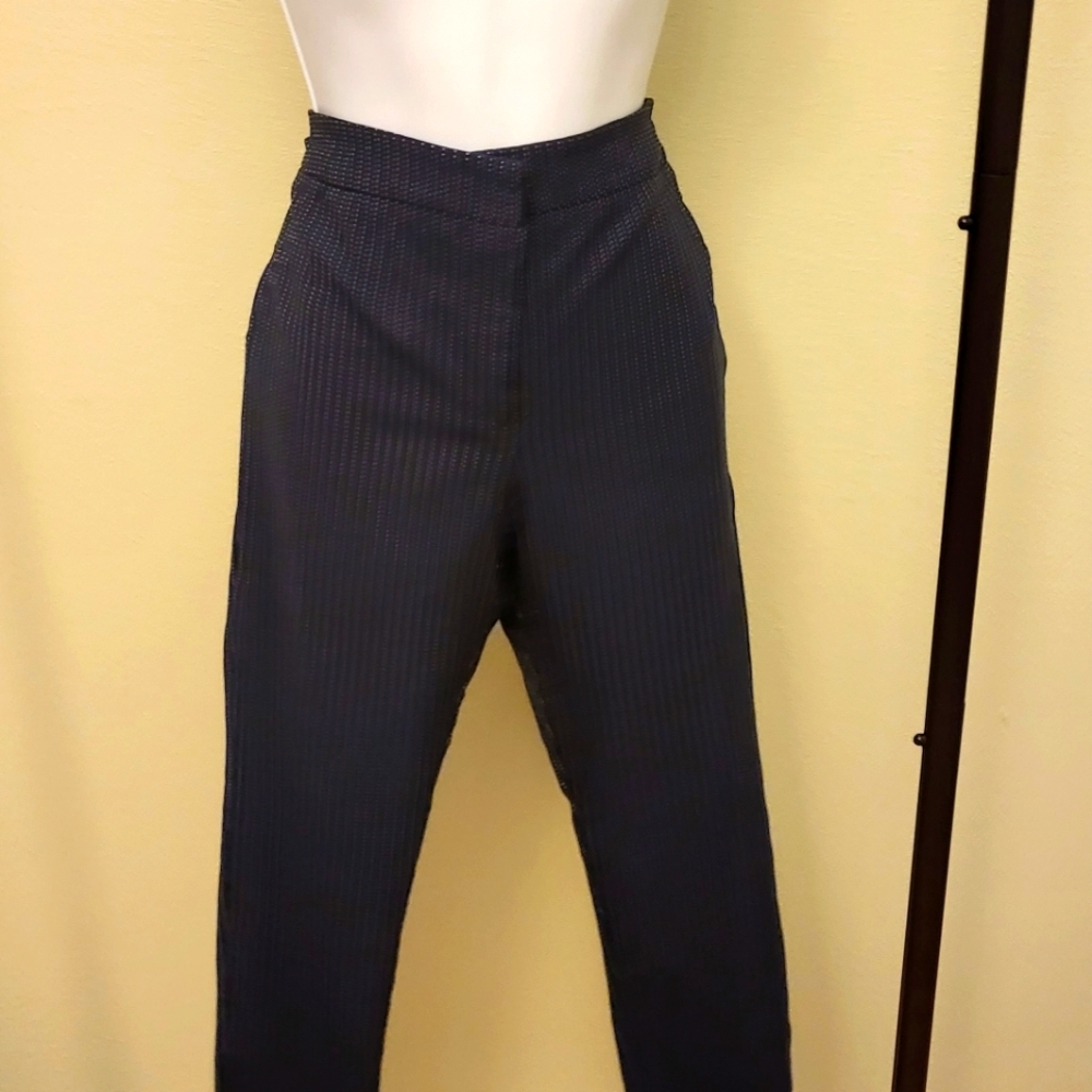 Blue and white strips